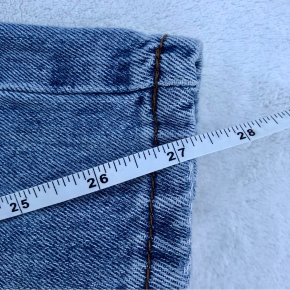 Shein distressed jeans High Rise Sz. 4 Light Wash - Picture 4 of 7